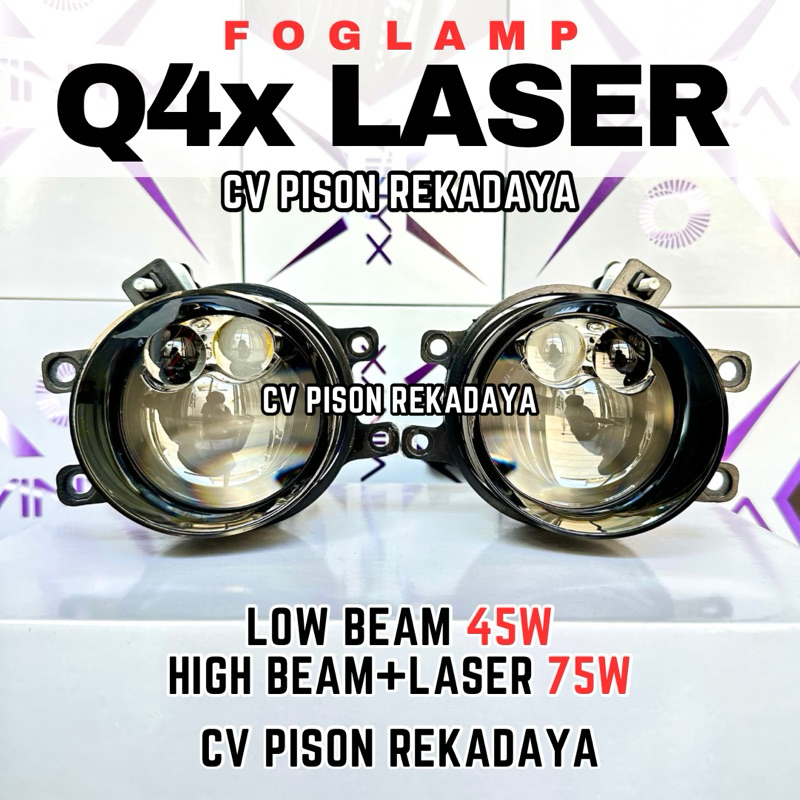 Jual Foglamp Projector Biled Q Laser Q X Led Q X Lampu Kabut Mobil