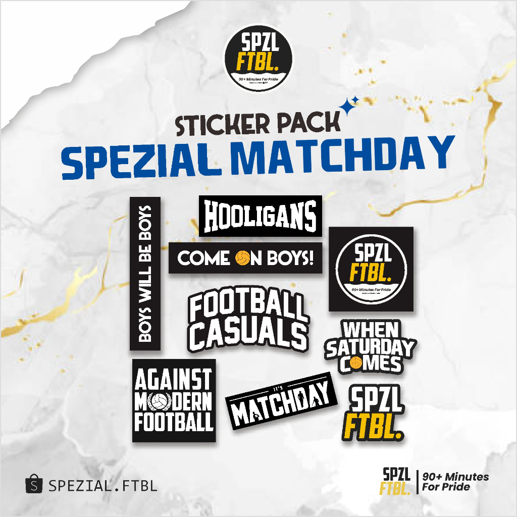 Jual STICKER PACK SPEZIAL MATCHDAY - STIKER FOOTBAL CASUAL, STIKER ...