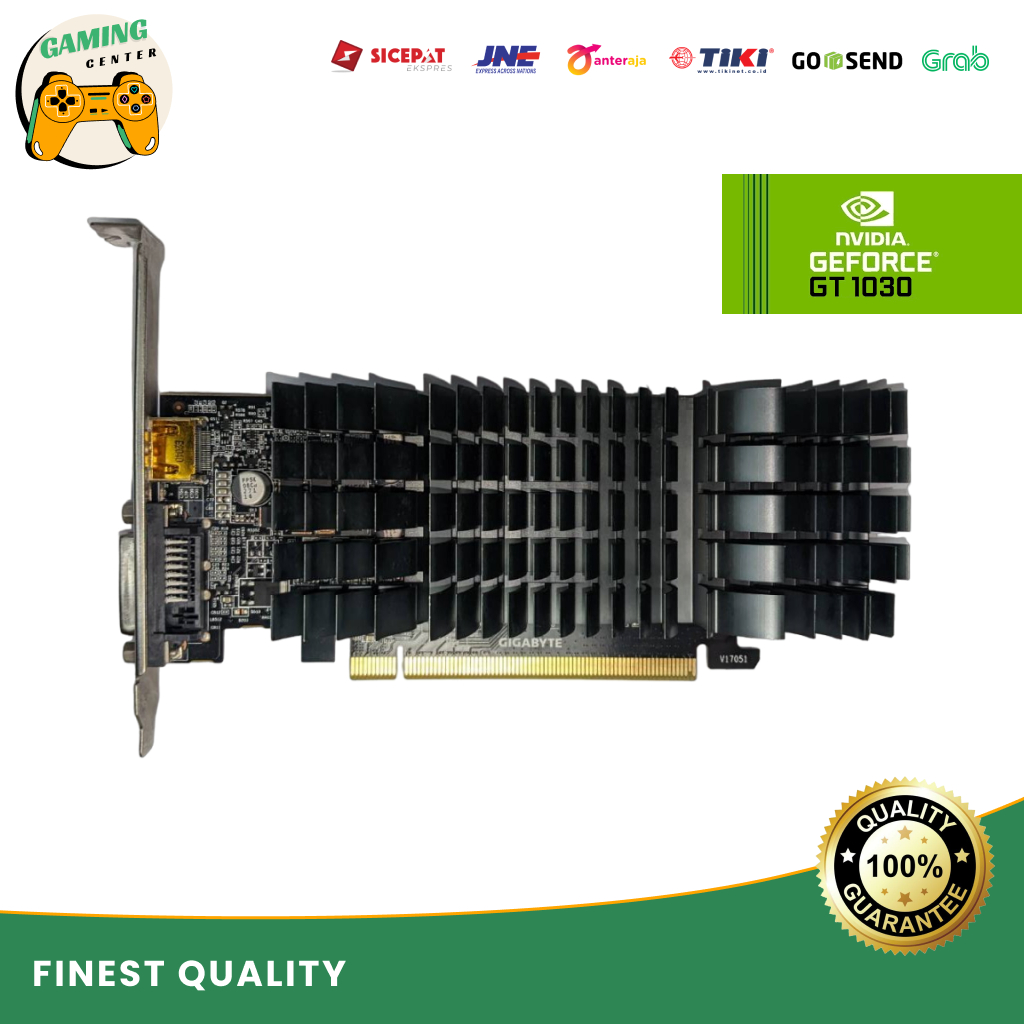 Jual VGA GIGABYTE GT 1030 2GB GDDR5 Terawat 100 Original (GTA V, PES