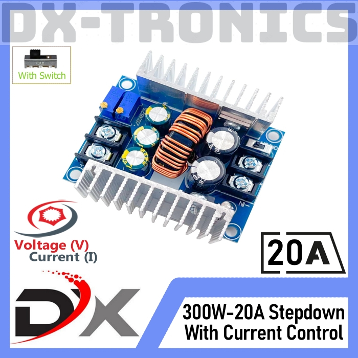 Buck Converter DC Regolabile Convertitore Step-down DC 300W 20A - Regolabile In Tensione E Corrente, Ideale Per Progetti Elettronici Powercon Out - Foto 5