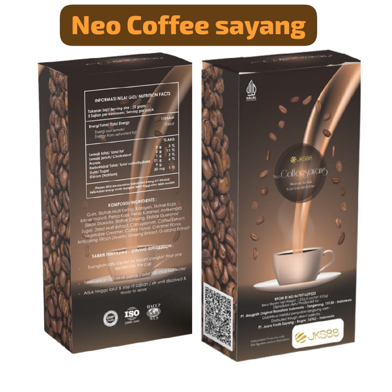 Jual NEO KOPI SAYANG /KOPI SAYANG Stamina Pria Herbal Original BPOM ...