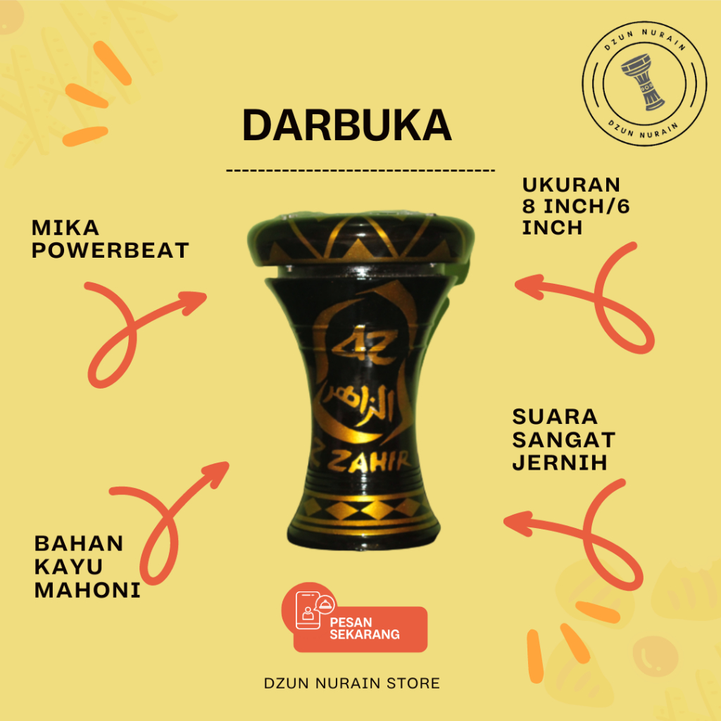 Jual ALAT MARAWIS DARBUKA HADROH ANAK 6/8 INCH Shopee Indonesia