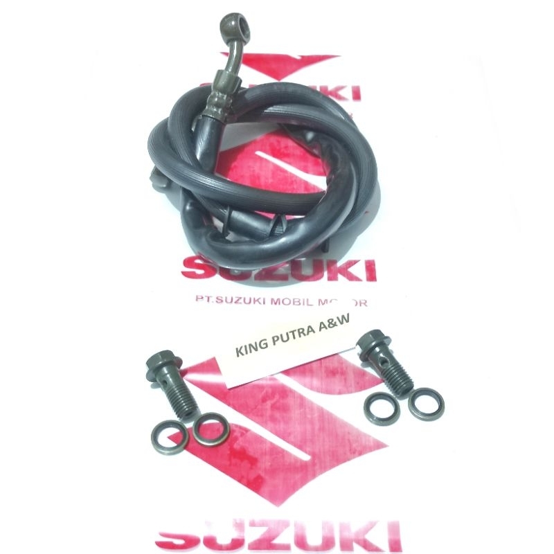 Jual Selang Rem depan + baut 2pcs ling 4pcs Suzuki semua motor bisa ...