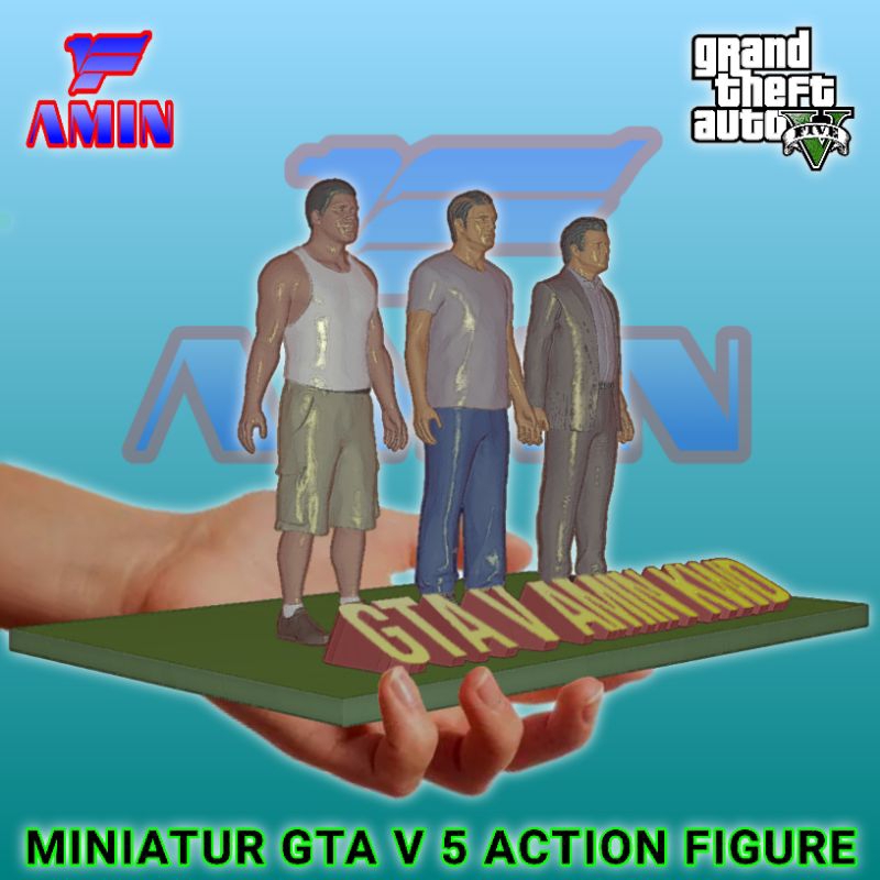 Jual ACTION FIGURE GTA V CHARACTER (MINIATUR) Shopee Indonesia