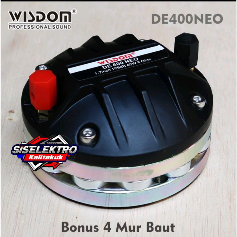 Jual Driver Tweeter WISDOM DE-400 NEO DE400 NEO | Shopee Indonesia
