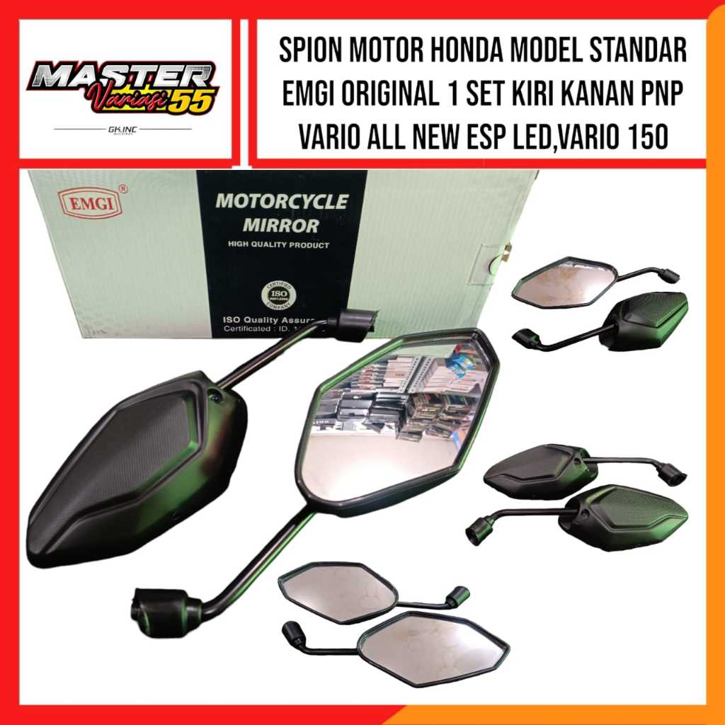 Jual SPION MOTOR HONDA MODEL VARIO ALL NEW STANDAR EMGI ORIGINAL SATU