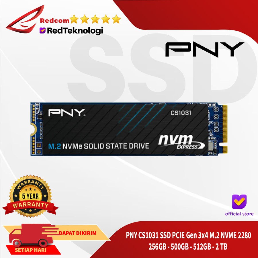 Jual Pny Cs Ssd Pcie Gen X M Nvme Gb Gb Gb