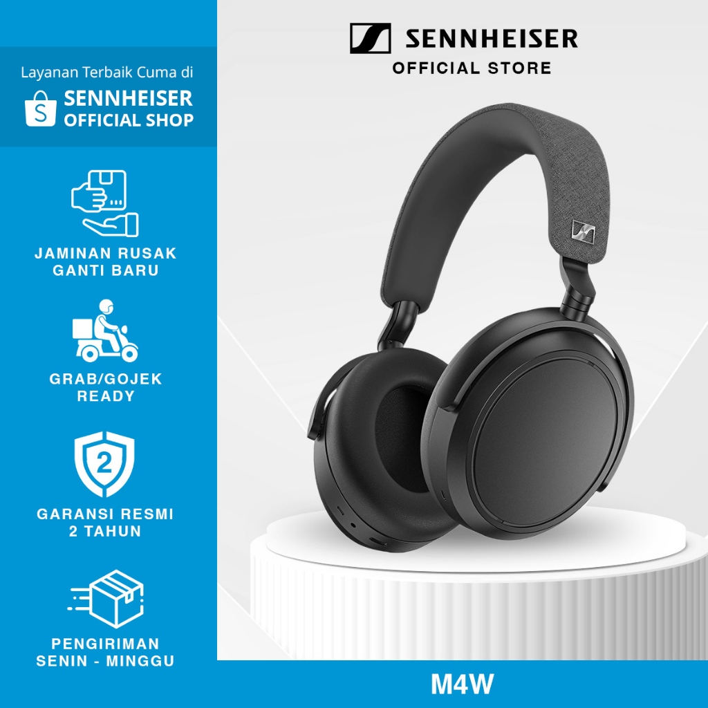 Jual SENNHEISER Momentum 4 Wireless Headphones Shopee Indonesia