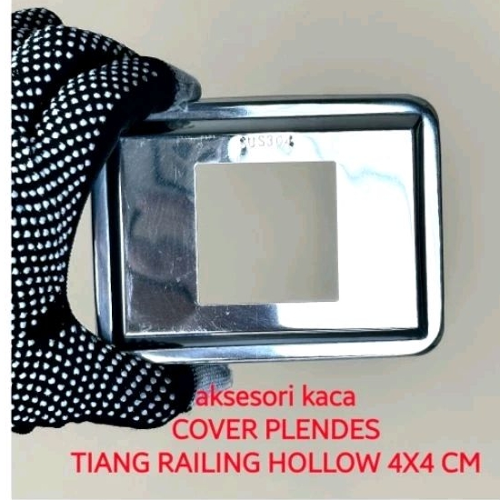 Jual COVER TUTUP PLENDES TAPAK RING DOP TIANG RAILING HOLLOW 4X4 ...