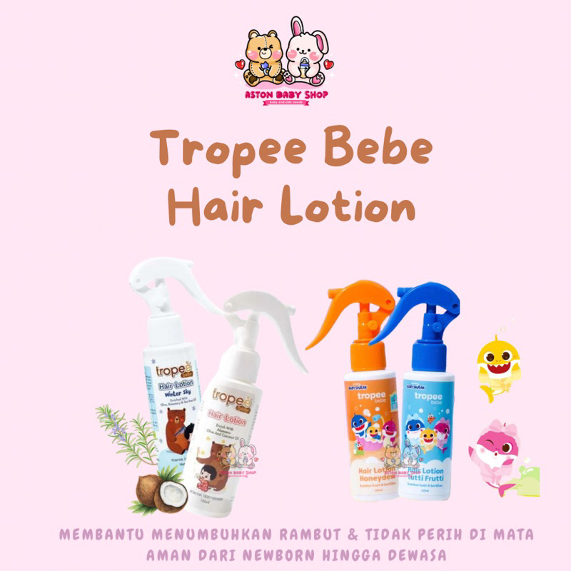 Jual Tropee Bebe Hair Lotion Original & Winter Sky 100 Ml / Vitamin ...