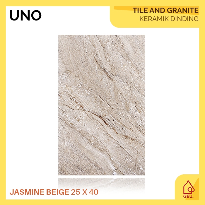 Jual Keramik Uno 25 X 40 Jasmine Beige Keramik Dinding Motif Marmer