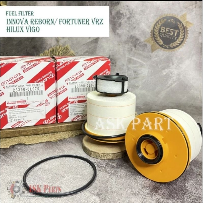 Jual FUEL FILTER SARINGAN SOLAR TOYOTA INNOVA INOVA REBORN HILUX REVO