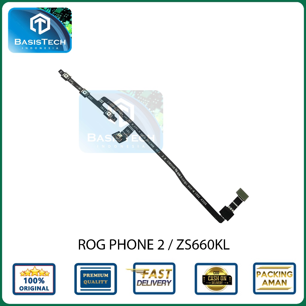 Jual FLEXIBLE ON OFF VOLUME ASUS ROG PHONE 2 ZS660KL ORIGINAL QUALITY ...