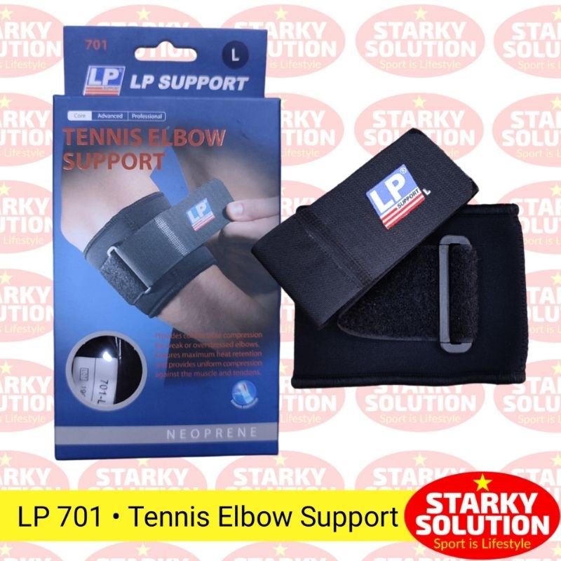 Jual LP 701 TENNIS ELBOW Support Deker Lilit Lengan Wrap Badminton