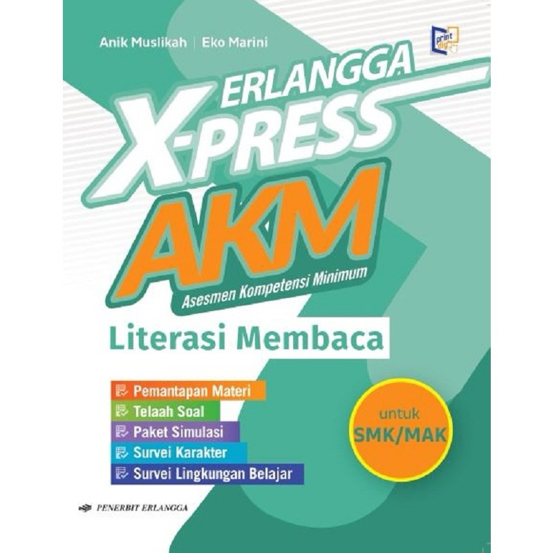 Jual ERLANGGA X-PRESS AKM SMK/MAK LITERASI MEMBACA | Shopee Indonesia