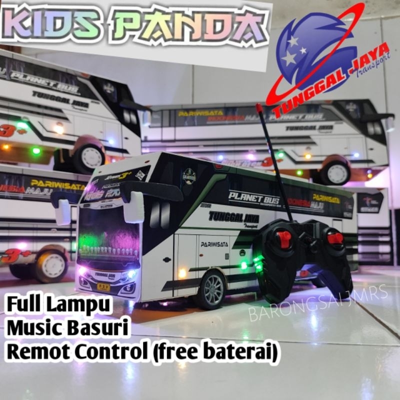 Jual MINIATUR MOBIL BUS TUNGGAL JAYA KIDS PANDA BLACK PINK ARMAGEDDON ...