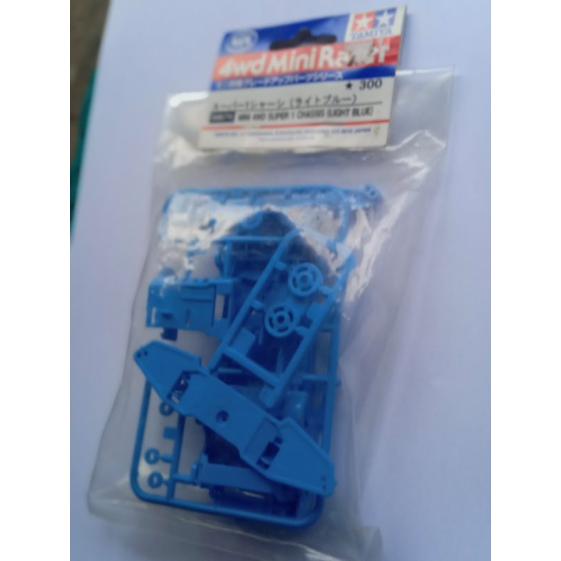 Jual TAMIYA 94874 MINI 4WD SUPER 1 CHASSIS (Light blue) MIP ketengan ...