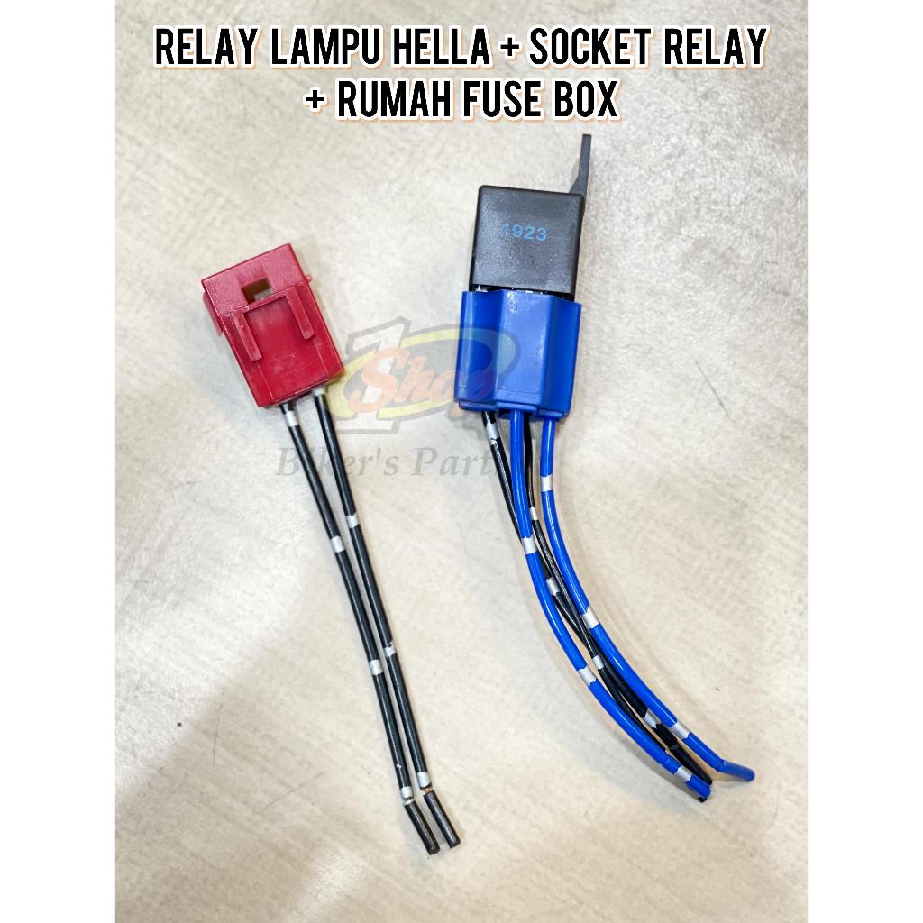 Jual Kabel Relay Lampu Socket Relay Rumah Fuce Box Shopee Indonesia