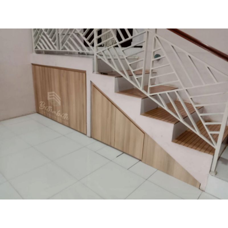 Jual lemari bawah tangga custom | Shopee Indonesia