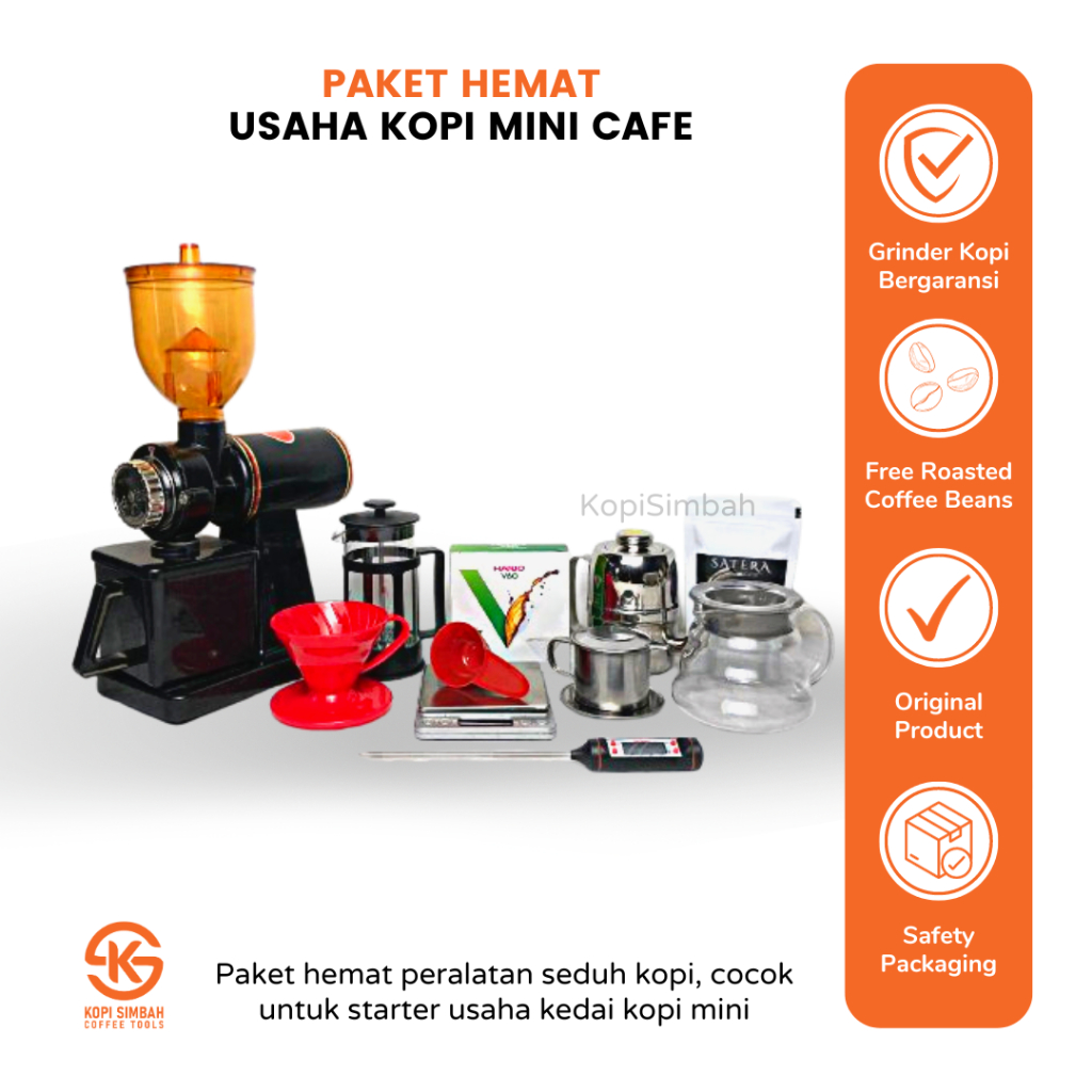 Jual Paket Hemat Usaha MINI CAFE Set Alat Seduh Pembuat Kopi Kedai