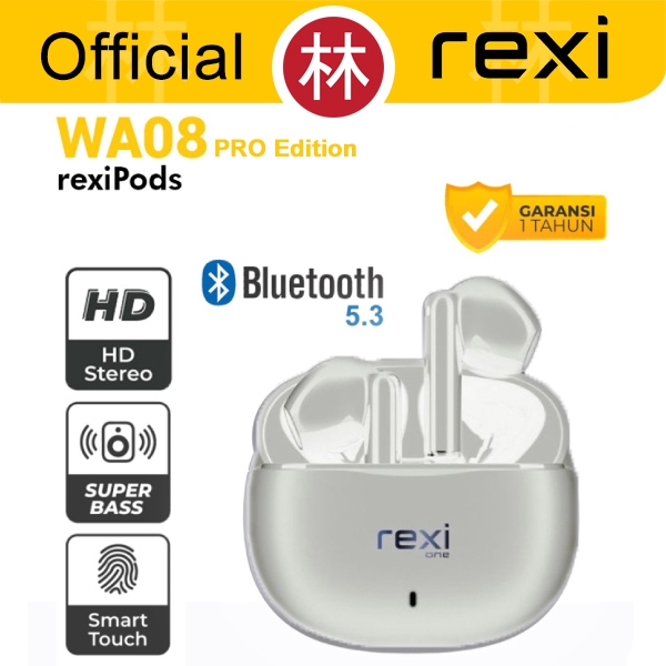 Jual Rexi Beat Master WA08 PRO Edition Extra Bass Earphone TWS BT 5.3 ...