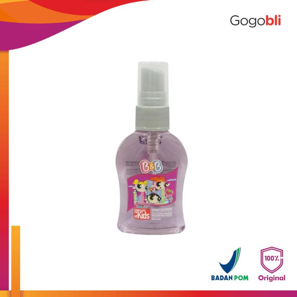 Jual B&B Kids Spray Cologne Powerpuff Girls Raspberry 60ml | Shopee ...