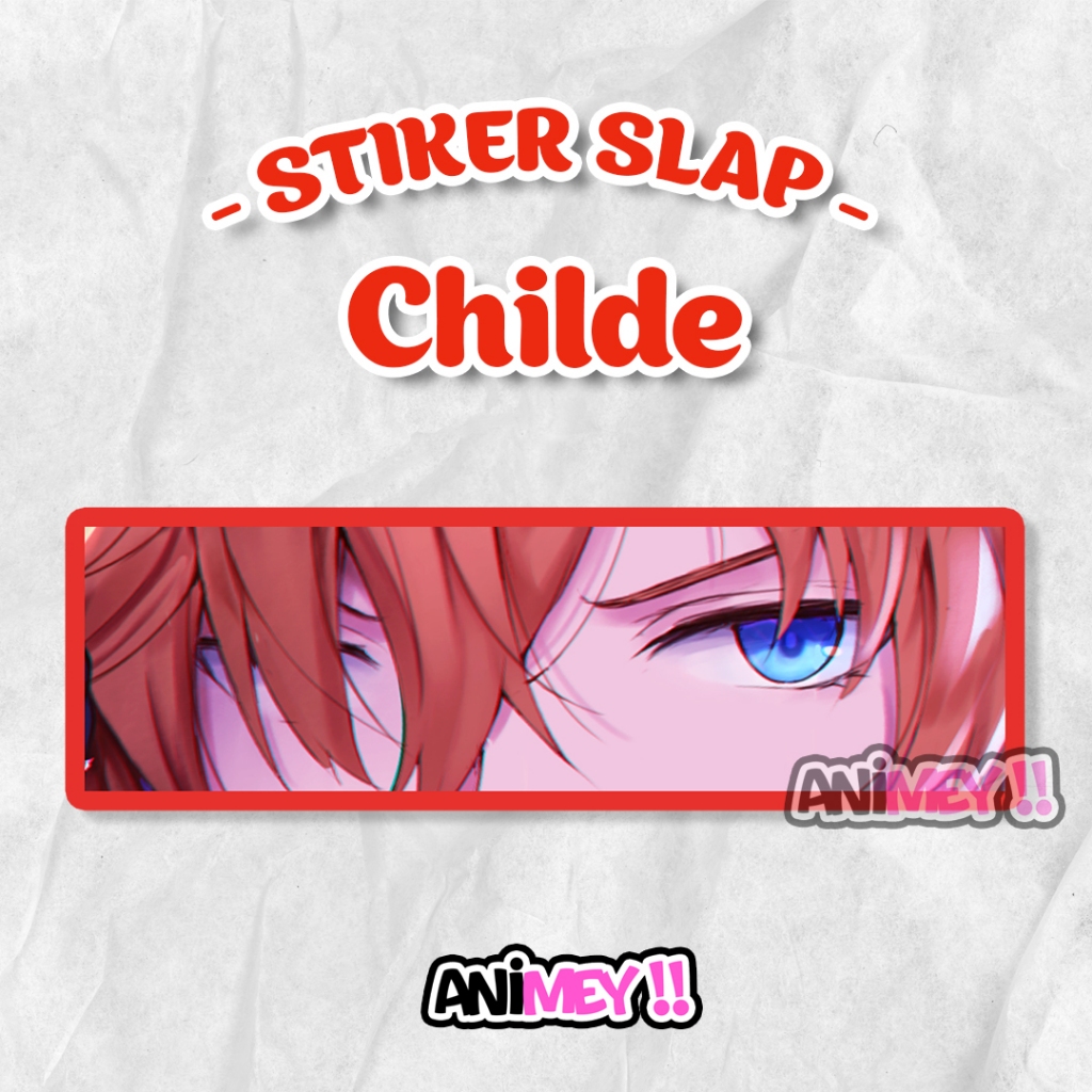 Jual Stiker Slap Childe Genshin Impact / Sticker Slap Anime Waterproof ...