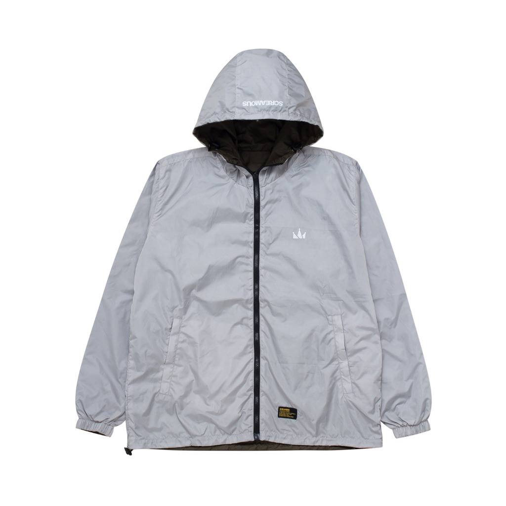 Jual Screamous Reversibel Jacket ARILE GREY - ARMY | Shopee Indonesia