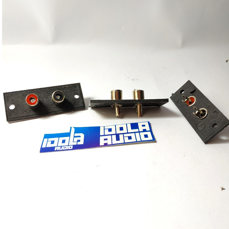 Jual Socket RCA 2 PIN | Soket / Lubang RCA Segi Panjang 2 Pin YM 582 ...