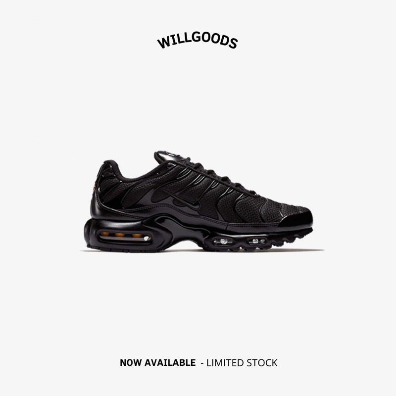 Nike Air Max Plus Black Black Original Resmi BNIB