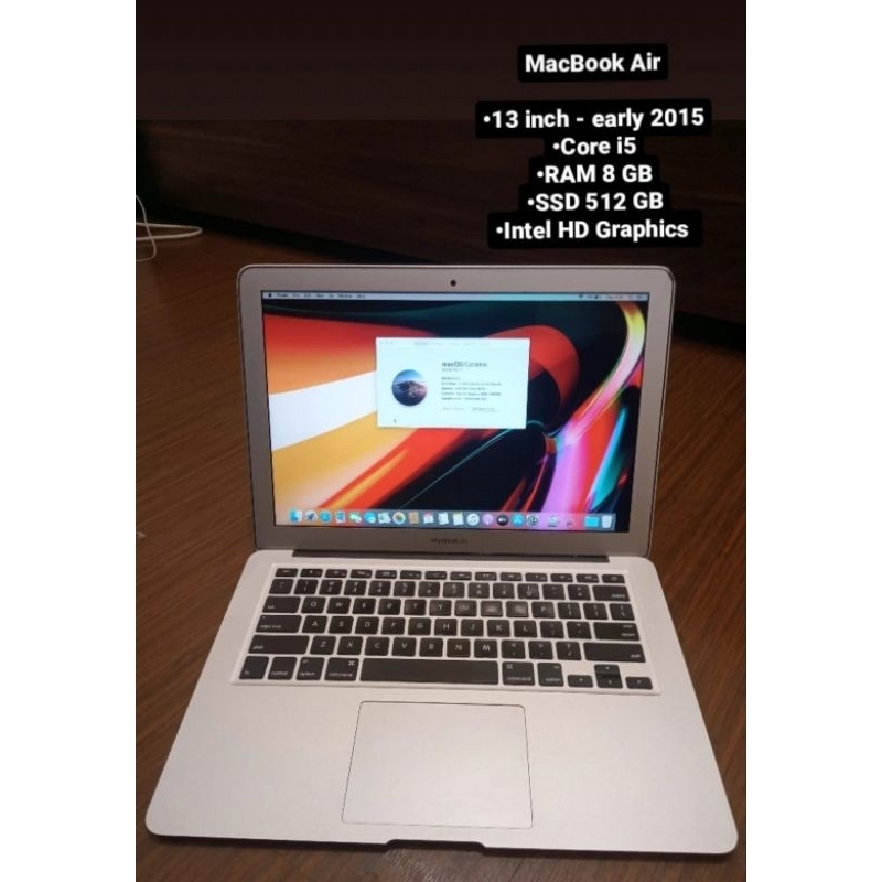 Jual Macbook Air 13 Inch Early 2015 8/512gb SSD | Shopee Indonesia