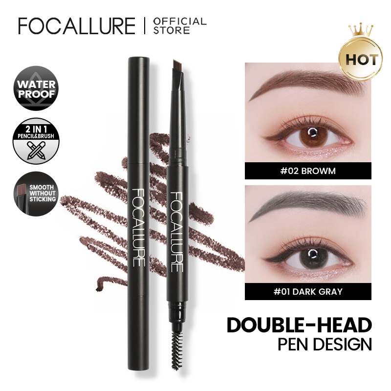 Jual Focallure Waterproof Long Lasting Eyebrow Pencil 3 Colours Pensil Alis Shopee Indonesia 1510