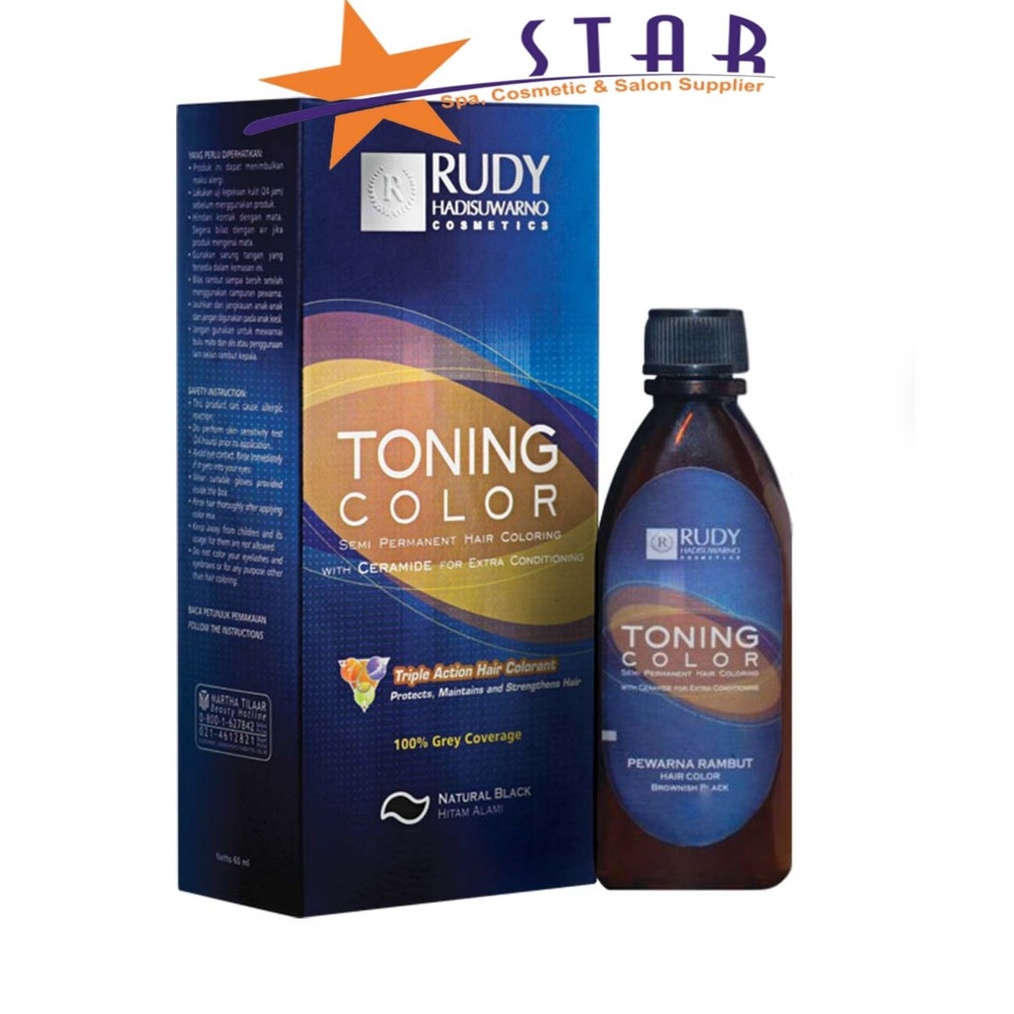 Jual Laris STAR Rudy Hadisuwarno Toning Color 60ml/Toning rambut /Semir ...