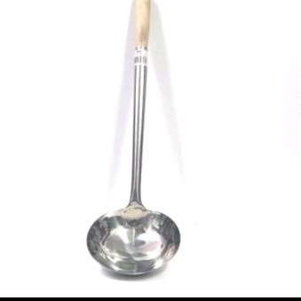 Jual JEJU COMMERCIAL LADLE SENDOK KUAH JUMBO GAGANG KAYU AM0695J ...