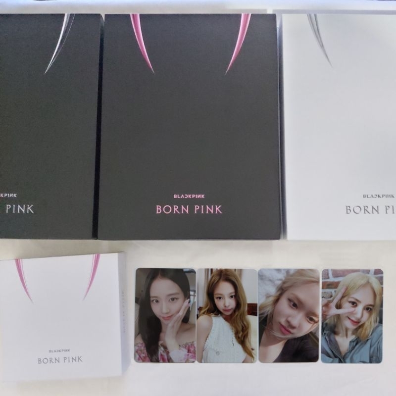 8PCS/Set Kpop Girl Group BLACKPINK Photocard BORN PINK ME SOLO ON THE  GROUND LALISA Single