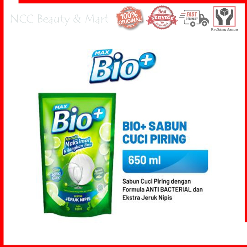 Jual * NCC * Bio Plus Max Sabun Cuci Piring Anti Bau Bersih Maksimal ...