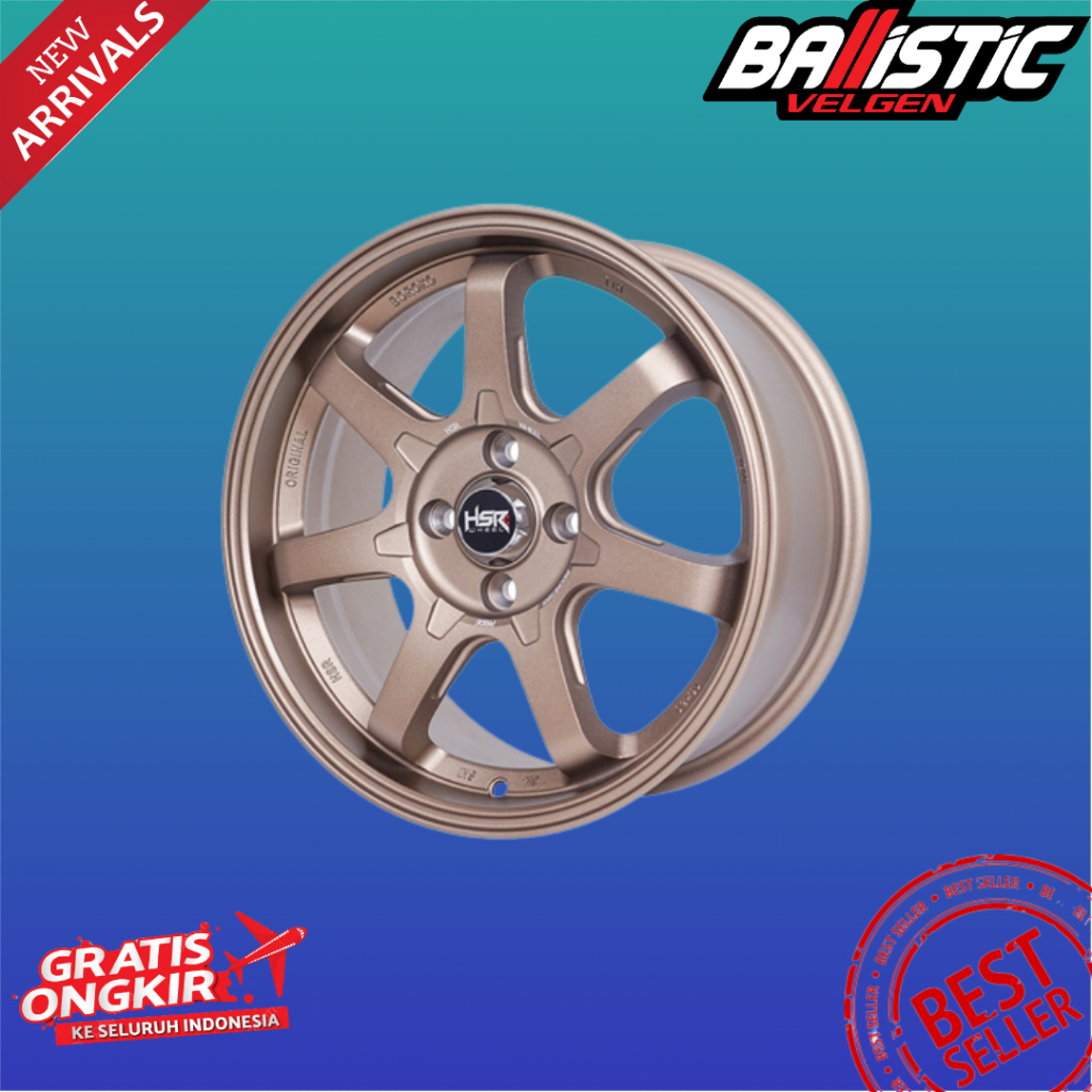 Jual Velg Mobil Freed Ring Hsr Tjh Lebar Baut X Et Bronze Single Pcd Shopee Indonesia