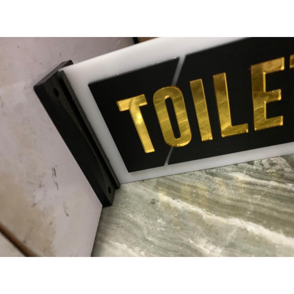 Jual Papan Tanda WC ,Toilet Sign ,Papan Penunjuk Akrilik | Shopee Indonesia