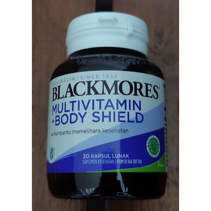 Jual Blackmores Multivitamin + Body Shield 30 Kapsul / Antioksidan ...