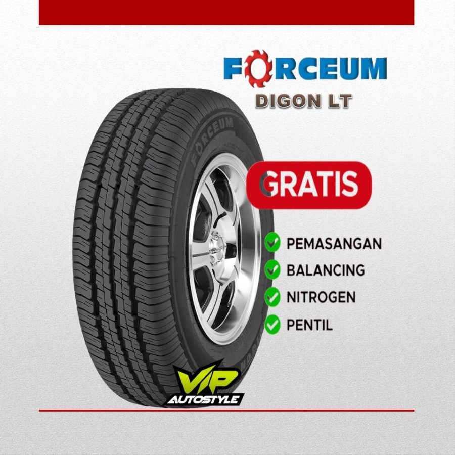 Jual Ban Mobil Tubles FORCEUM DIGON LT 195 C 8 PR R15 - Ban Mobil Ring ...