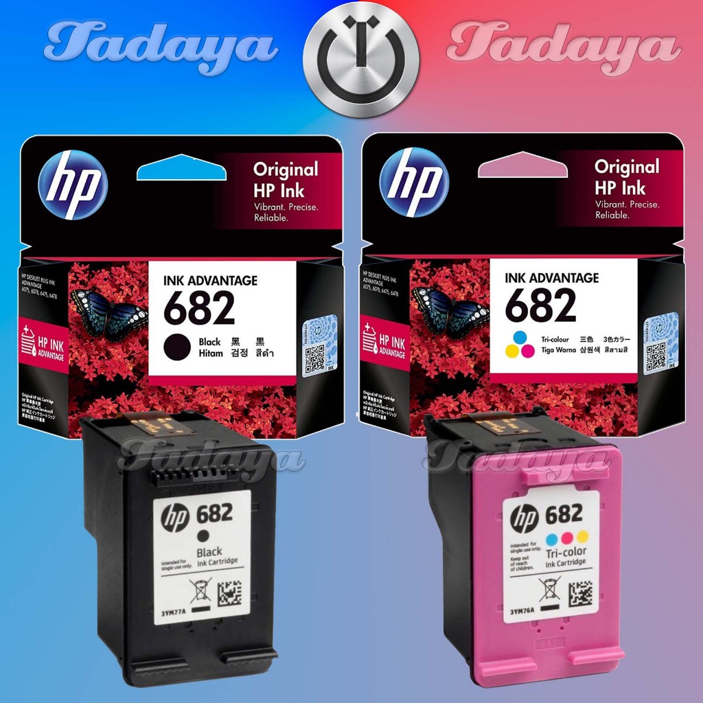 Jual Cartridge Hp 682 Black 682 Colour Original Catridge Tinta Printer Hp Deskjet 1216 2335 0999