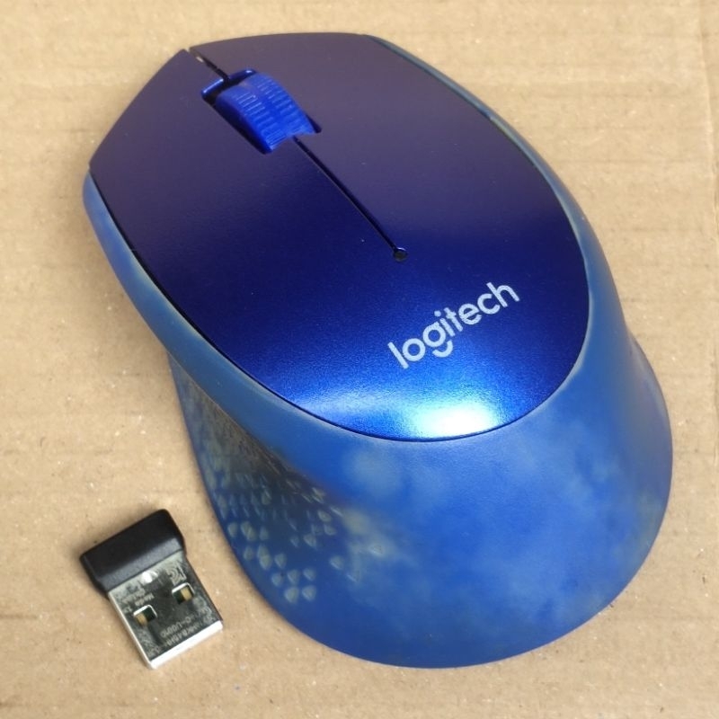 Jual mouse logitech M331 silent click wireless mouse (second) Shopee