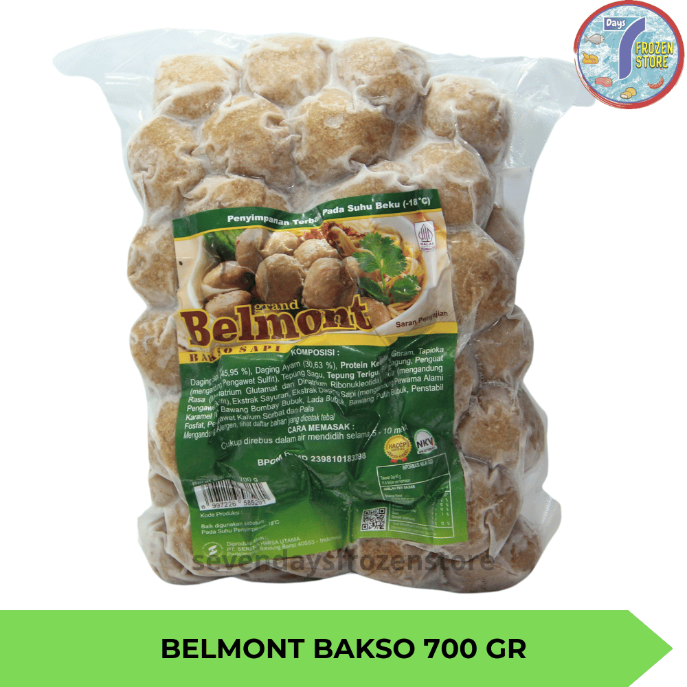 Jual Bakso Sapi Besar Belmont Isi 50 Kemasan 700 Gr Shopee Indonesia