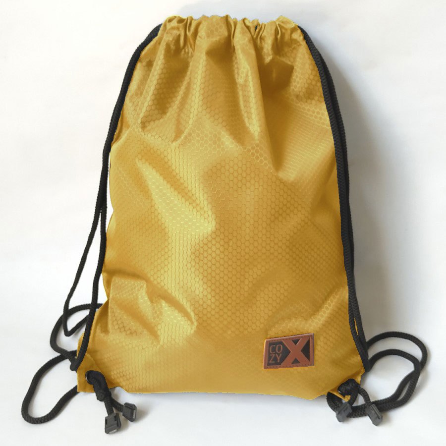Jual Cozy X - Tas Serut Polos Warna Kuning Busuk | String Bag Bahan ...