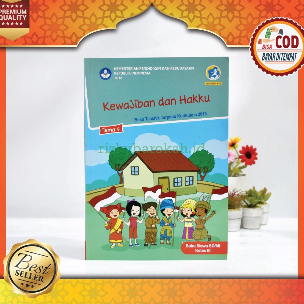 Jual Murah Buku Siswa Kelas 3 Iii Sd Mi Tematik Terpadu Tema 1 2 3 4 Kurikulum 2013 Revisi 2813