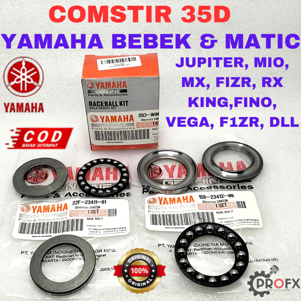 Jual COMSTIR 35D YAMAHA MATIC BEBEK MIO JUPITER F1ZR RX KING ORI ASLI ...