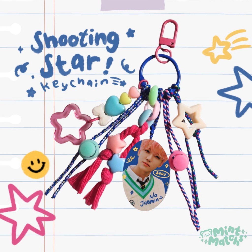 Jual [mintmatchs] Shooting Star Keychain Bag Charm NCT DREAM Shopee