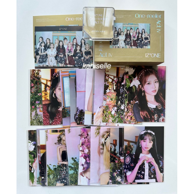 Iz*one one reeler album set buy + nako + hitomi photocards