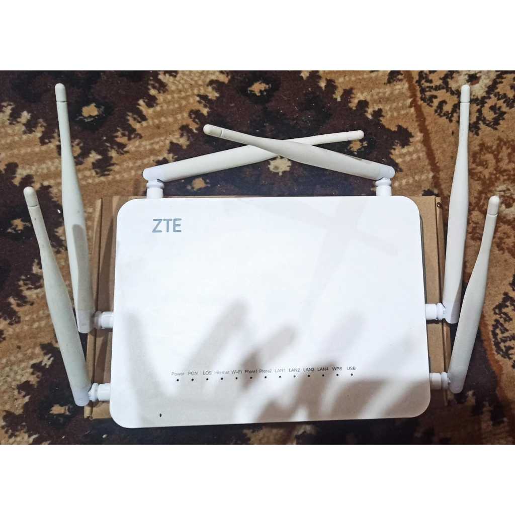 Jual router ONT GPON ZTE ZXHN F670 DUALBAND 5G MULUS 2022 | Shopee ...