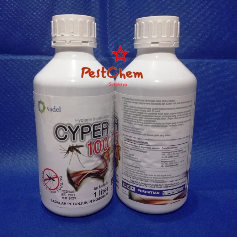 Jual Cyper 100 EC 100EC 1 Liter Obat Fogging Nyamuk Cypermethrin ...